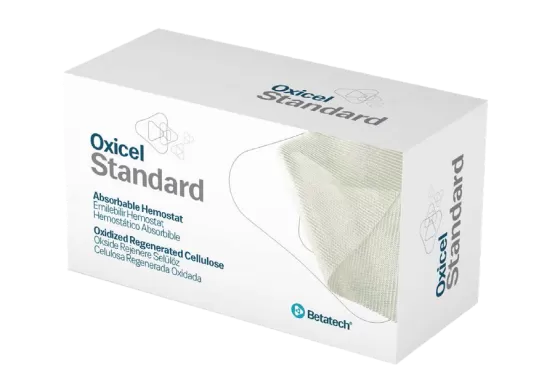 Oxicell standard vérzéscsillapító háló, 5 cm x 7,5 cm