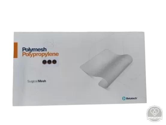 Polymesh composite részben felszívódó sérvháló 10 cm x 15 cm