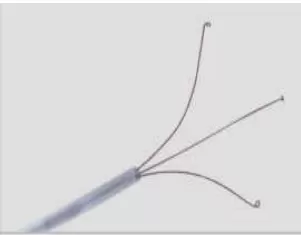 Flexibilis megragadó fogó 4 ágú 2,4  mm x 2300 mm