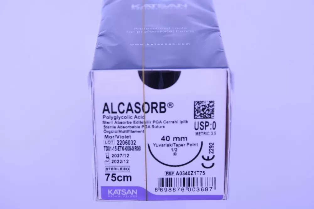 Alcasorb 0 75cm 1/2 40mm körtű