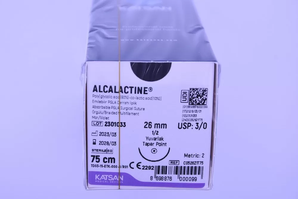 Alcalactine 3/0 75 cm 1/2 26 mm körtű