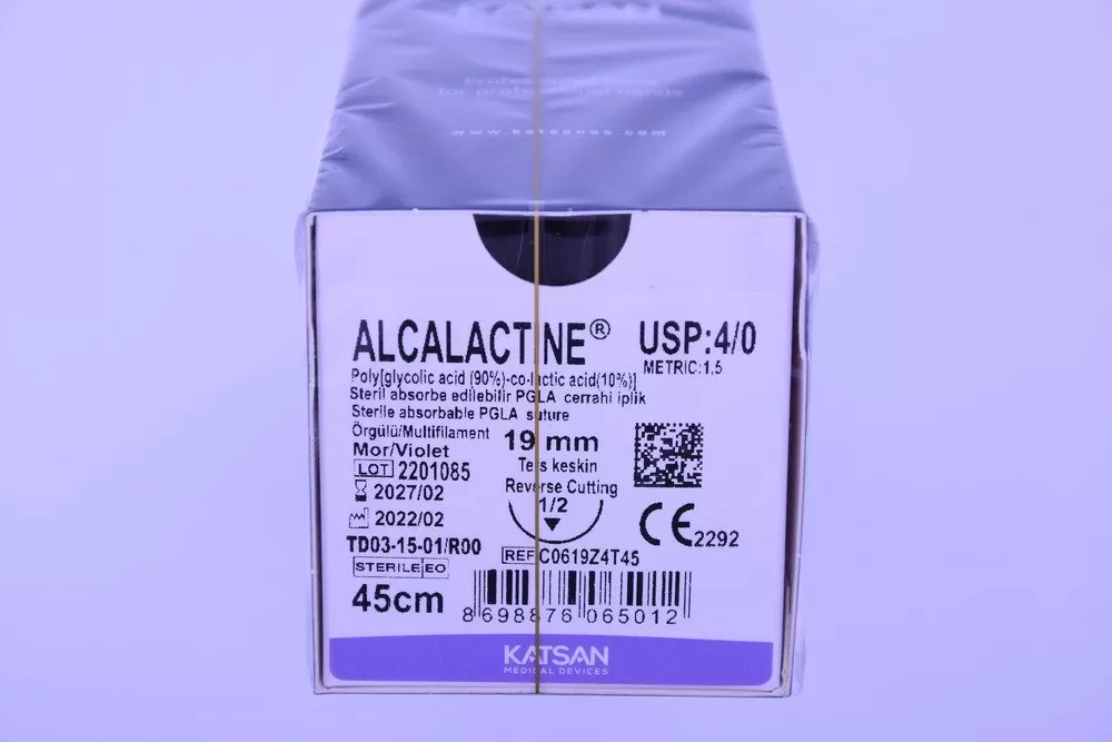 Alcalactine 4/0 45cm 1/2 19mm fordított vágótű