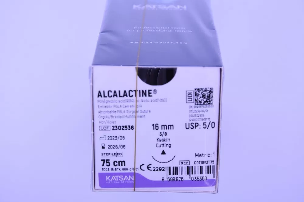 Alcalactine 5/0 75 cm 3/8 16 mm vágótű