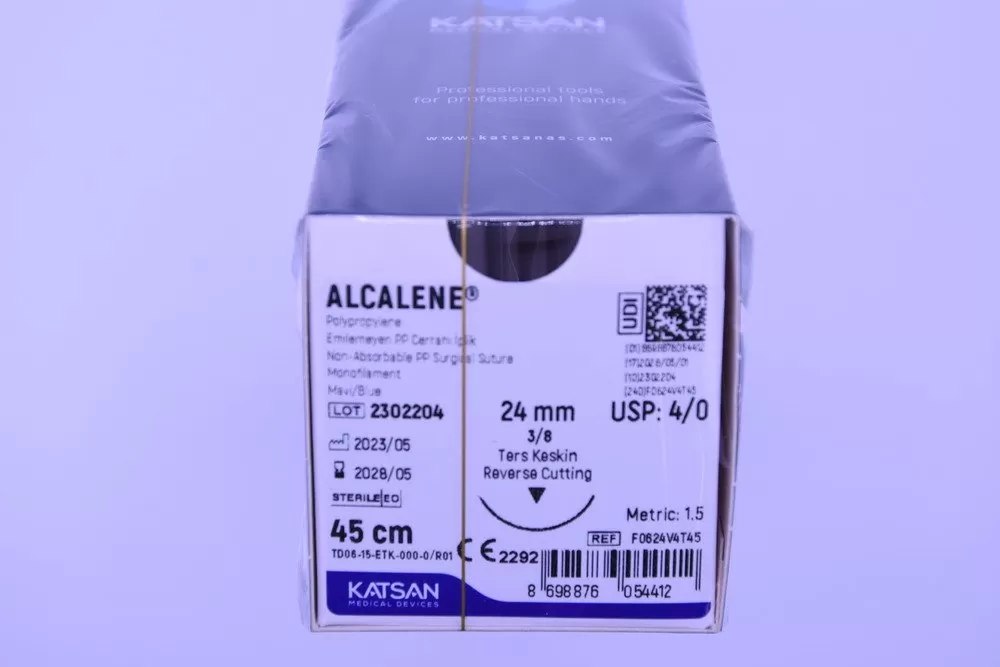 Alcalene 4/0 45cm 3/8 24mm fordított vágótű
