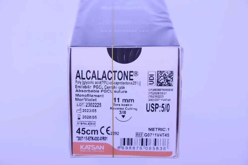 Alcalactone 5/0 45cm 3/8 11mm fordított vágótű