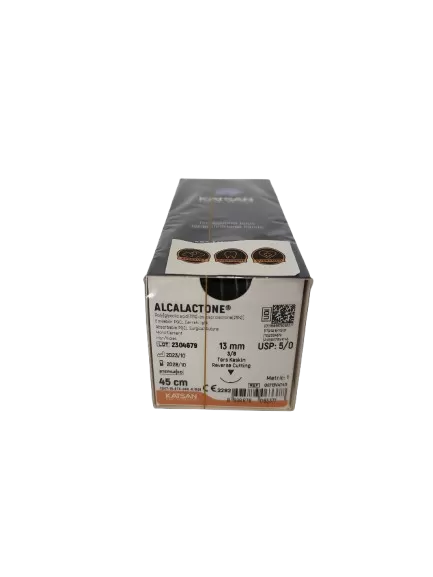Alcalactone 5/0 45cm 3/8 13mm fordított vágótű