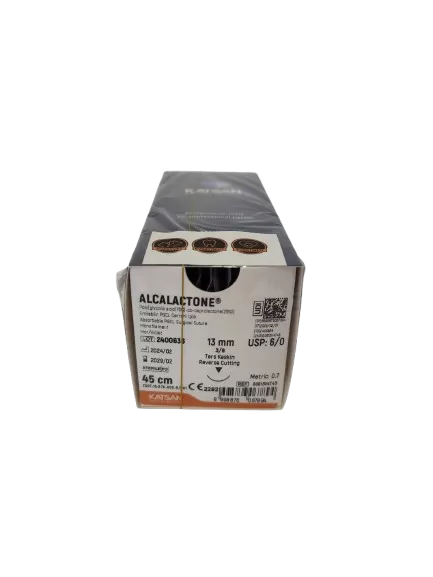 Alcalactone 6/0 45cm 3/8 13mm fordított vágótű