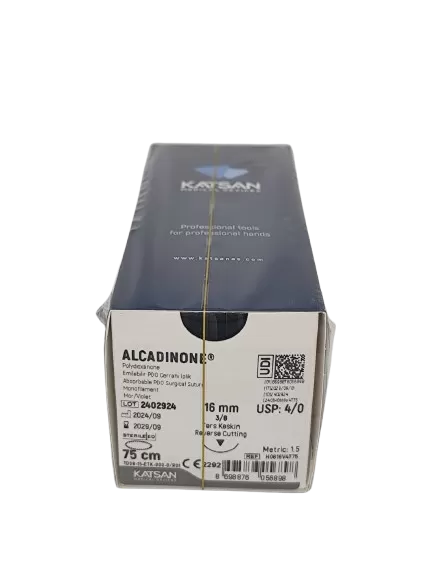 Alcadinone 4/0 75cm 3/8 16mm fordított vágótű