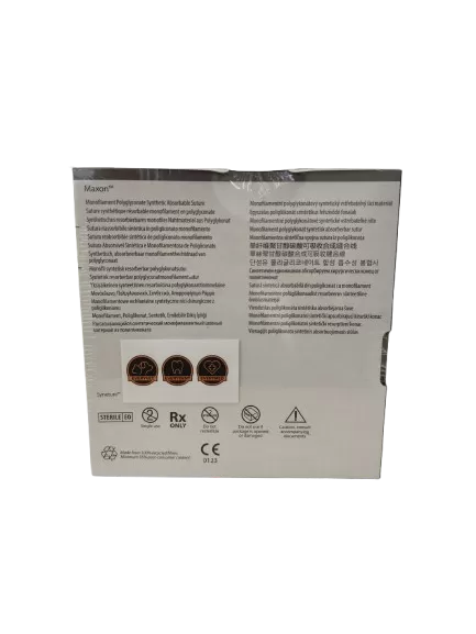 Maxon 4/0 75 cm 3/8 19 mm fordított vágótű (x 36)