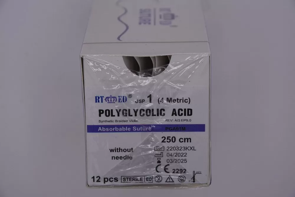 Polyglycolic Acid 1 250cm tű nélküli