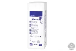 Matocomp mull-lap 16R hajtogatott 7,5 cm x 7,5 cm (100 db/csomag, 10 csomag/karton)