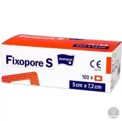 Fixpoore S szigetkötszer nem szőtt 5 cm x 7,2 cm (100 db/csomag)