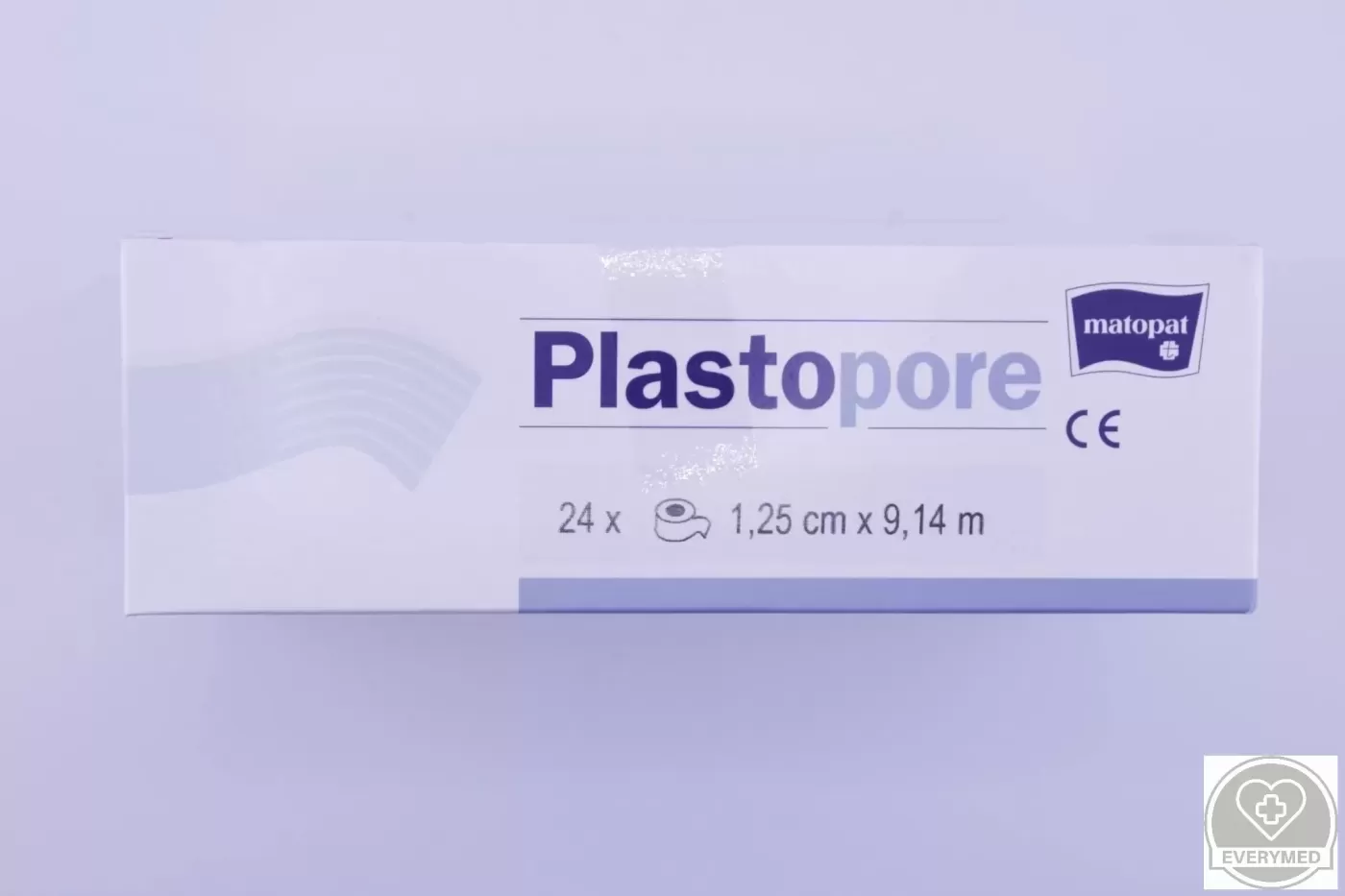 Plastopore nem szőtt ragtapasz 1,25 cm x 9,14 m (24 db/csomag)