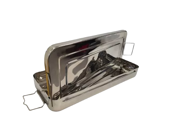 Kézi műszer tárolódoboz klippel 420x180 mm
