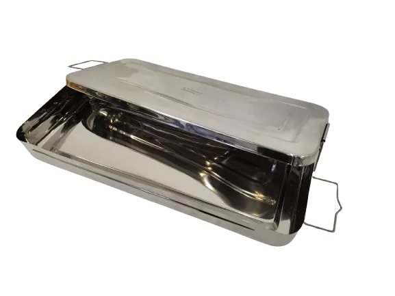 Kézi műszer tárolódoboz klippel 420x180 mm