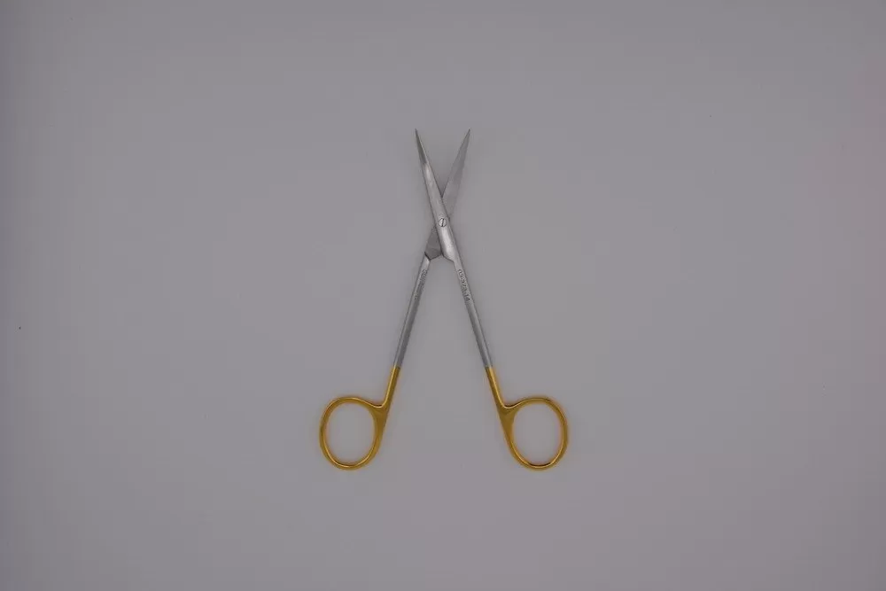 TC Metzenbaum-fino olló hegyes/hegyes, hajlított 14 cm