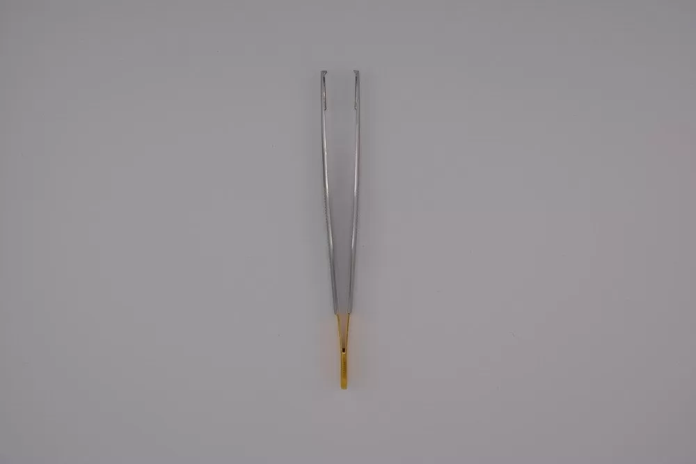 TC Standard aranyozott csipesz 1 x 2 fogú 14 cm