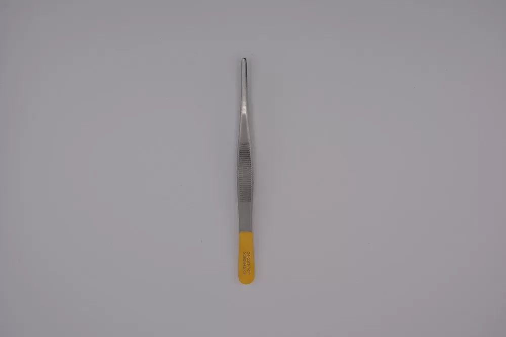 TC Standard aranyozott csipesz 1 x 2 fogú 14 cm