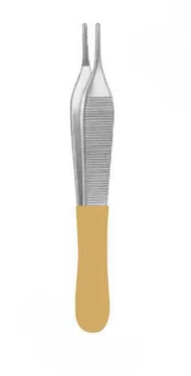 TC Adson aranyozott csipesz 1 x 2 fogú 12 cm