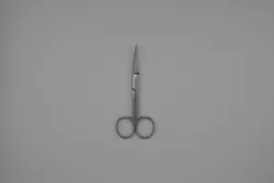 Standard sebészeti olló hegyes/hegyes, hajlított 11,5 cm
