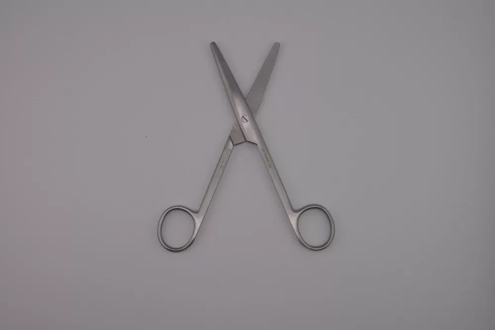 Mayo-stille olló tompa/tompa, egyenes 15 cm