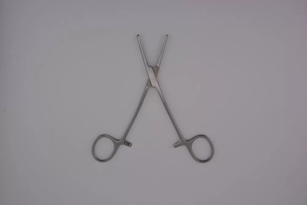 Leriche fogó, 1x2 fogú, egyenes 15 cm