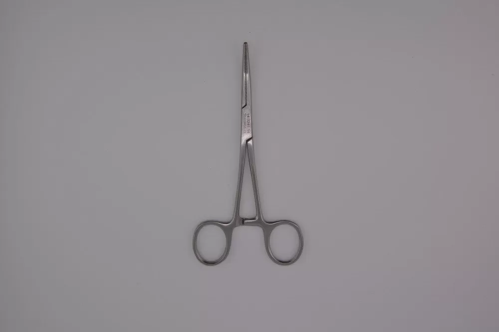 Pean Nippon fogó, hajlított 14,5 cm