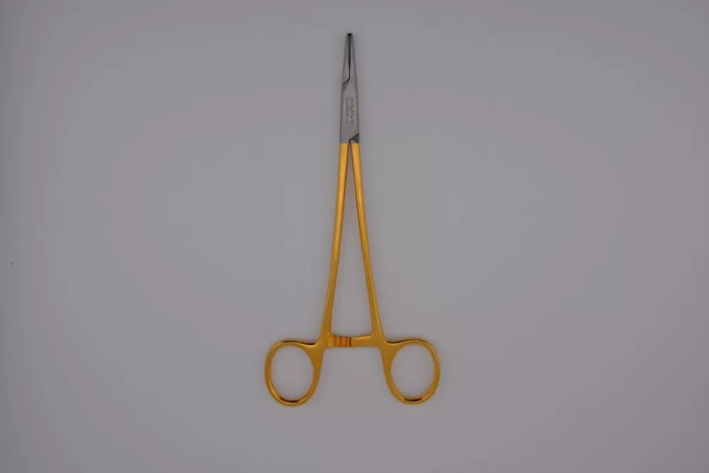 Tc DeBakey aranyozott tűfogó 18 cm