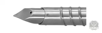 Laparoszkópos Trokár szett, mágnes szelep, menetes, lándzsa szurony, 10.5 mm x 105 mm