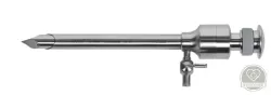 Laparoszkópos Trokár szett, mágnes szelep, menetes, lándzsa szurony, 10.5 mm x 105 mm