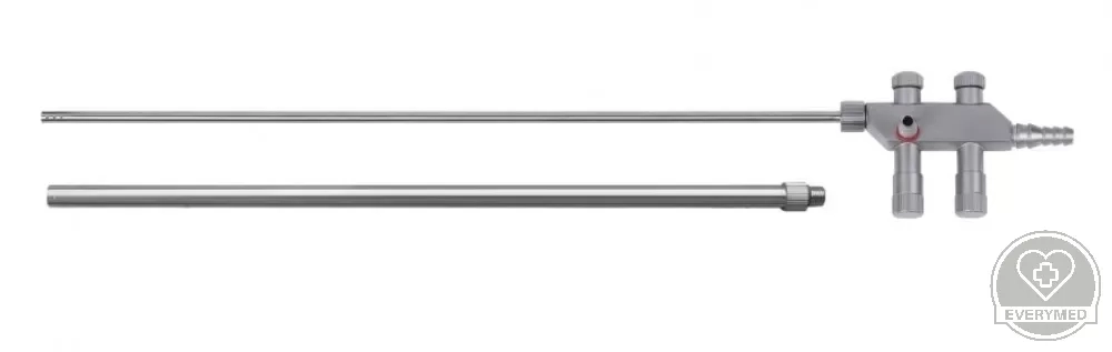 Laparoszkópos Szívó-Öblítő szett, trombita szelepes markolat, 5-10 mm x 330 mm