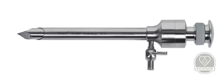 Laparoszkópos Trokár szett, mágnes szelep, biztonsági szurony, 3 mm x 75 mm