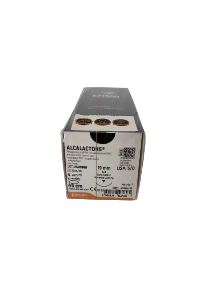 Alcalactone 5/0 45 cm 1/2 19 mm fordított vágótű