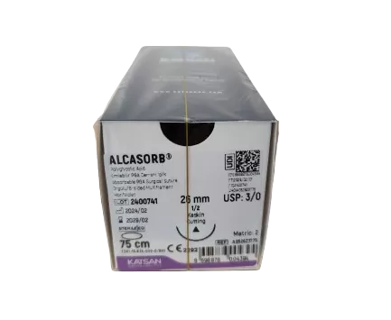 Alcasorb 3/0 75 cm 1/2 26 mm vágótű