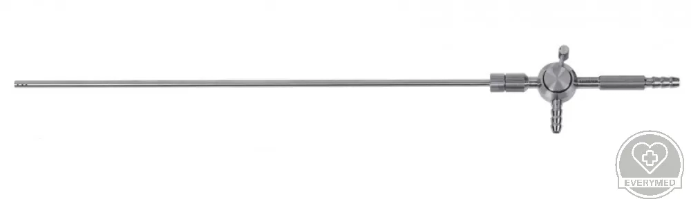 Laparoszkópos Szívó-Öblítő hajtókaros markolat, 5 mm x 330 mm