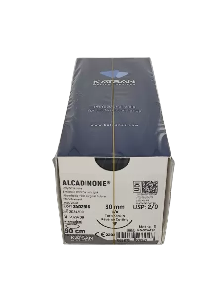Alcadinone 2/0 90 cm 3/8 30 mm fordított vágótű