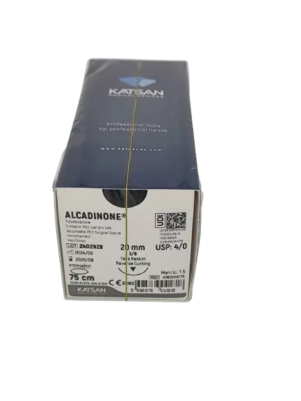 Alcadinone 4/0 75 cm 3/8 20 mm fordított vágótű