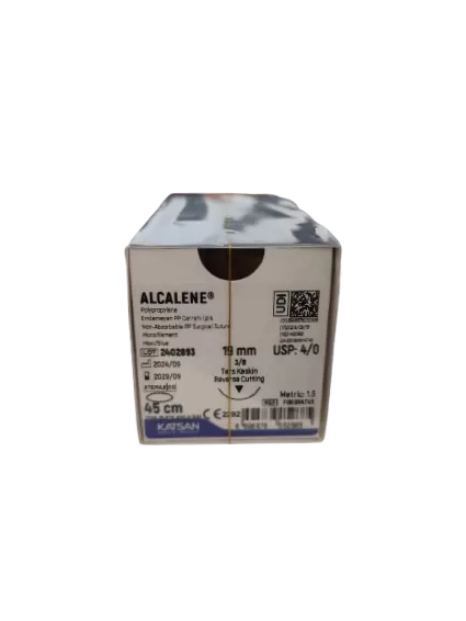 Alcalene 4/0 45 cm 3/8 19 mm fordított vágótű