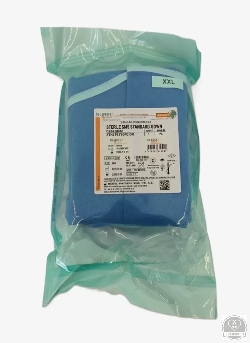 Standard műtéti köpeny, steril, sms XXL (50 db/doboz)