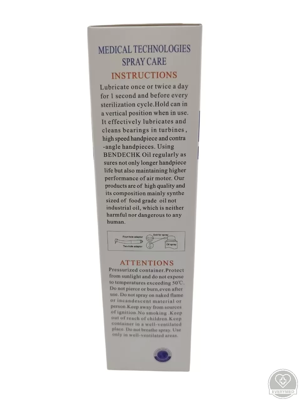 Olajozó Spray kézidarabokhoz, 550 ml