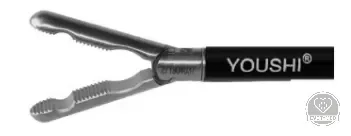 Laparoszkópos Maxi fogó, 19 mm pofa, 5 mm x 330 mm, Teljes szett