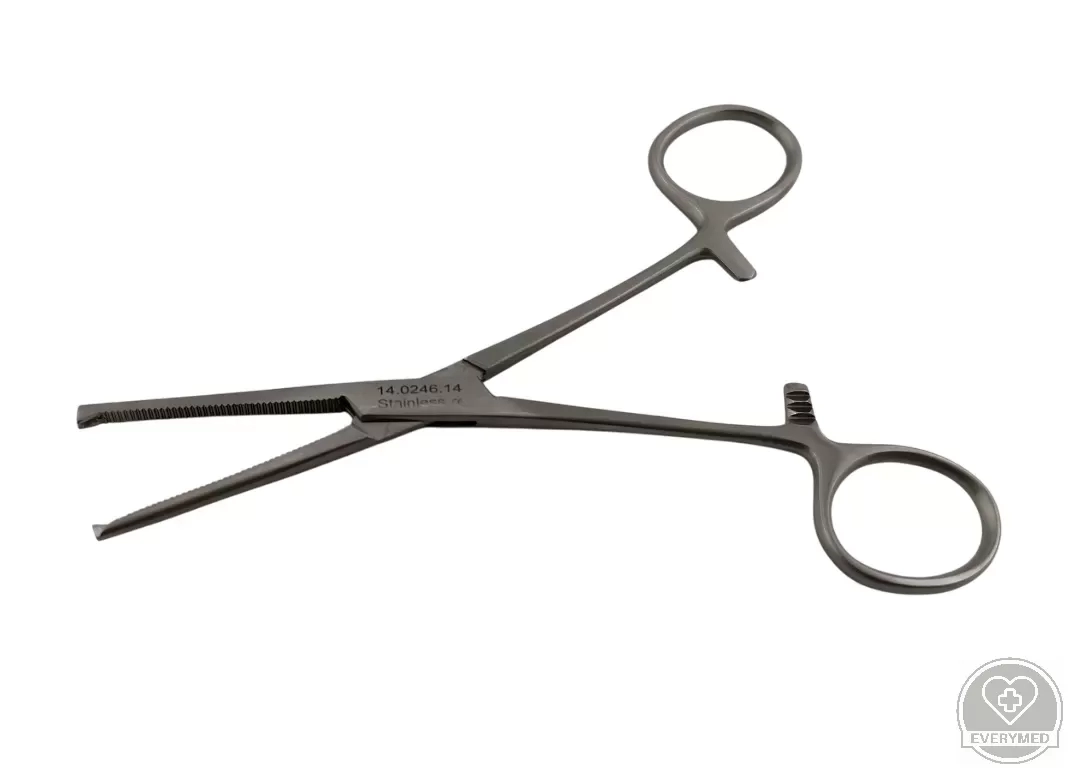 Kocher Nippon fogó, 1x2 fog, egyenes 14,5 cm