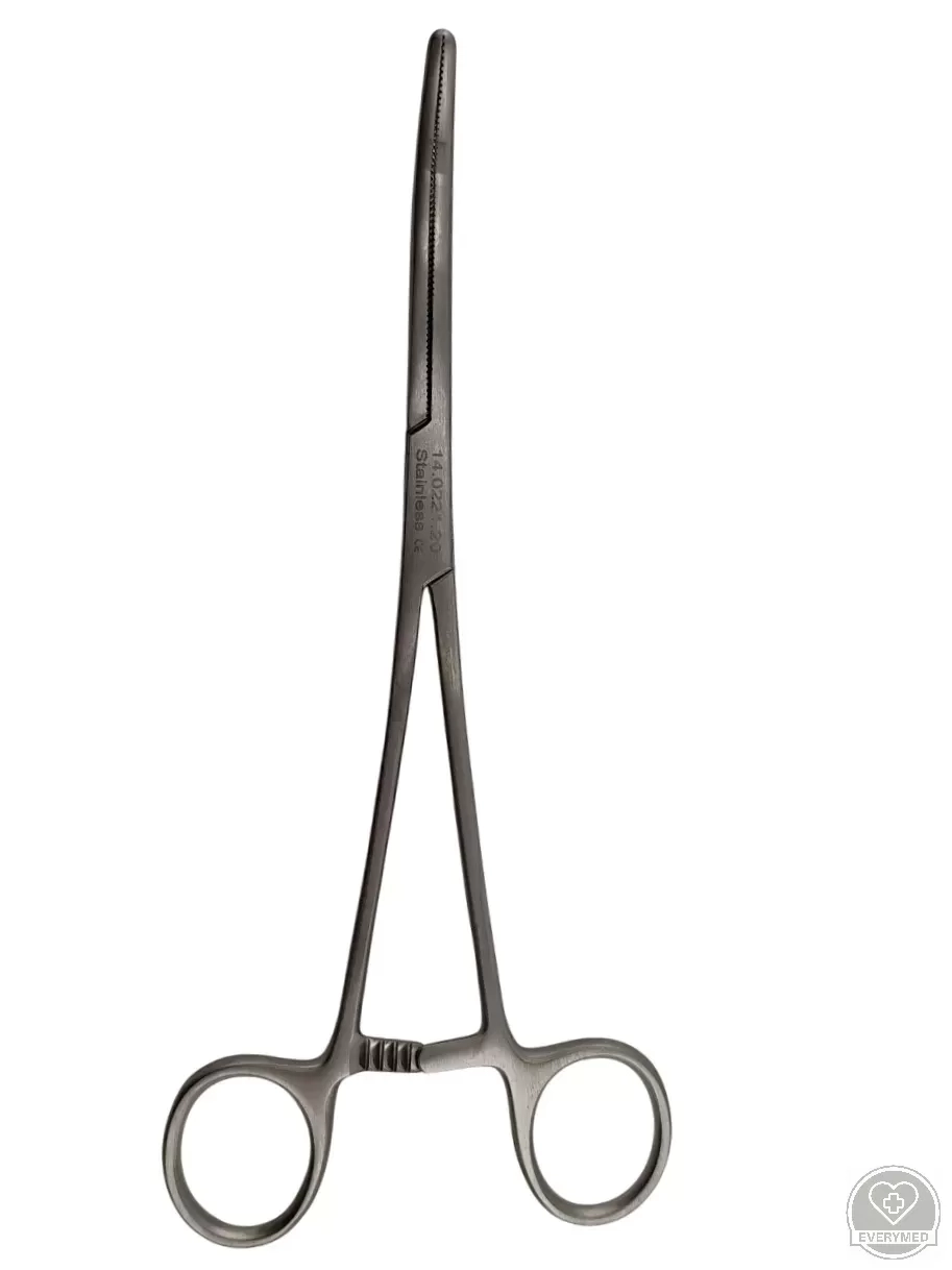 Rochester pean fogó, hajlított 20 cm