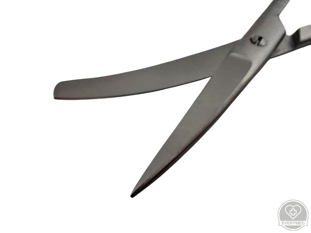 Standard sebészeti olló hegyes/tompa, hajlított 14,5 cm