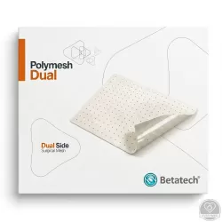 Polymesh kétoldalas sebészeti sérvháló 10 cm x 15 cm