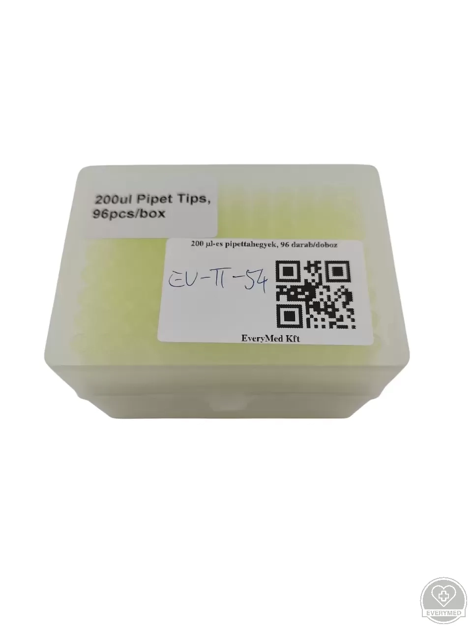 200 µl-es pipettahegyek, 96 darab/doboz
