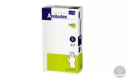 Ambulex latex púdermentes vizsgáló kesztyű S (100 db/csomag, 10 csomag/karton)