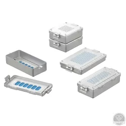 Sterilizálható fogászati tároló doboz, közepes méretű (320×140×70 mm)