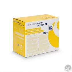 Sempermed natur latex púdermentes műtéti kesztyű, 8.5, ( 50 db /csomag, 10 csomag/karton)