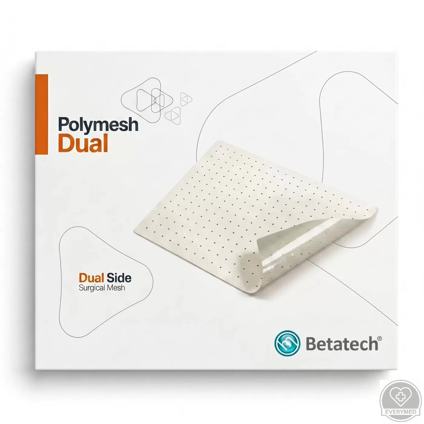 Polymesh kétoldalas sebészeti sérvháló 30 cm x 30 cm